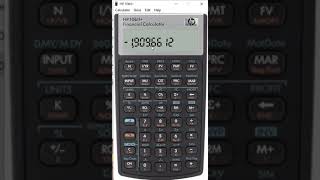 HP 10BII+ Financial Calculator housing loan + amortization