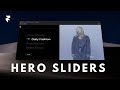 How to design Hero Sliders In Framer No Code!