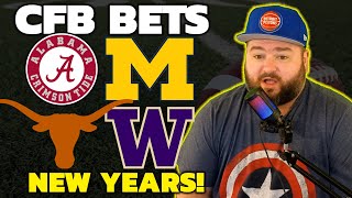College Football Bets Monday January 1st Bowl Predictions | The Sauce Network | Kyle Kirms Picks