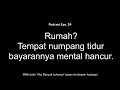 podcast eps. 24 rumah tempat numpang tidur bayarannya mental hancur