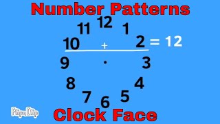 Clock Face Number Patterns