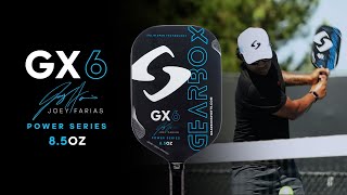 GX6 Power 8.5oz Pickleball Paddle | All Technology, Every Shot | Gearbox Pickleball