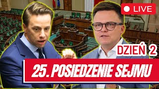 🔴 25 posiedzenie Sejmu RP dzień drugi 19 grudnia 2024 - Transmisja na ŻYWO z obrad Sejmu 🔴