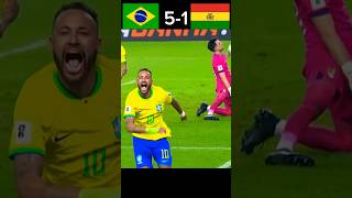 Brazil vs Bolivia, Neymar scores 2goal #youtube #shorts #brazil #football