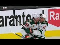 zach parise bats the puck between his legs to score beauty on marc andré fleury