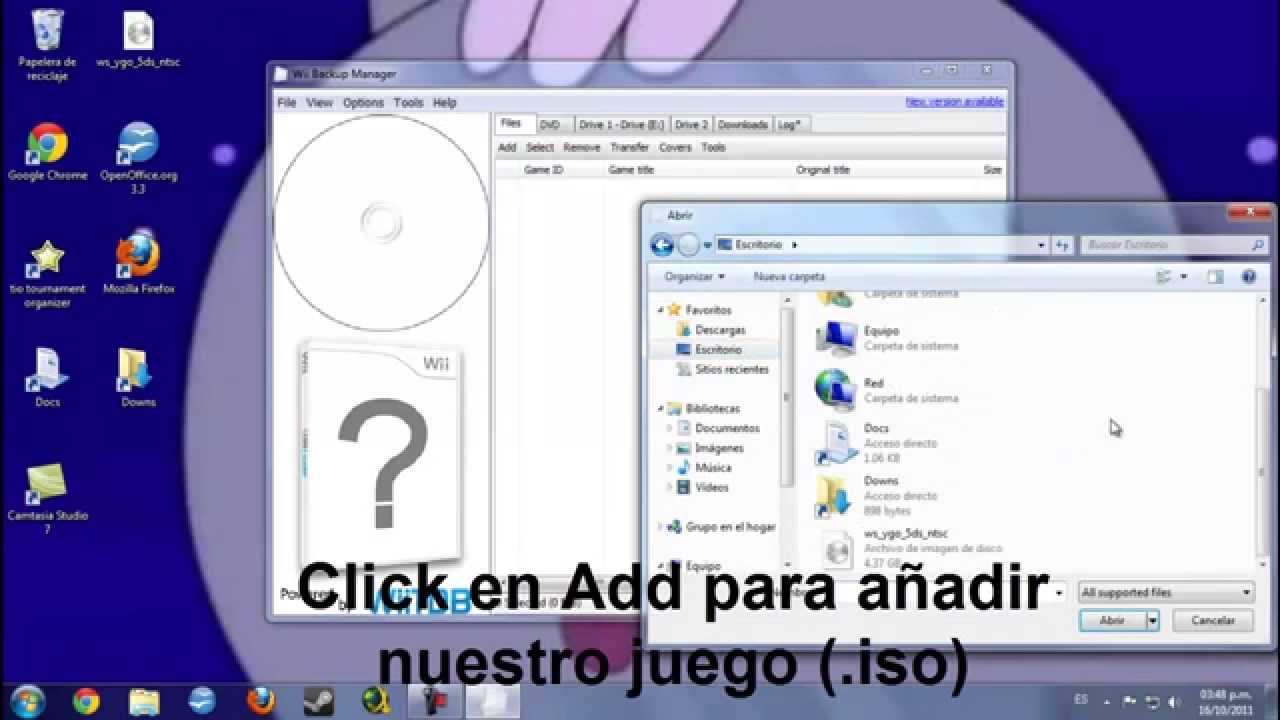 Como Usar Wii Backup Manager - YouTube