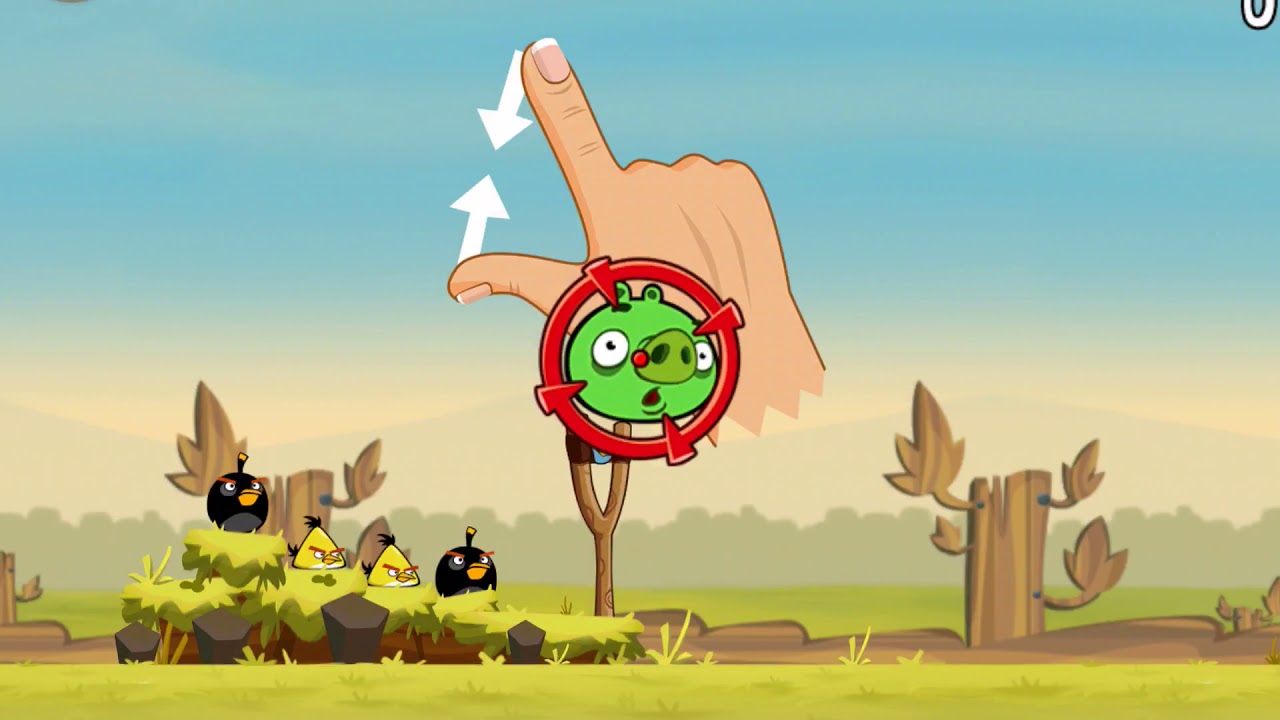 Angry Birds Playing The Tutorial Youtube