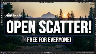 New OPENSOURCE Scatter Tool For ALL! 😍 [Full Walkthrough]