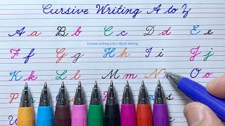 Cursive writing a to z | Cursive letter abcd | Cursive handwriting practice | Cursive writing abcd