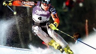 Jure Košir wins slalom (Kitzbühel 1999)