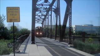 ILSX 900 Chicago Terminal Chase. Street running bridges Downtown switching