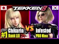 Tekken 8 - Chikurin (#1 LILI) vs Infested (NINA) - PRO Tekken 8 Ranked Match