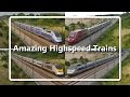 18 high speed trains in 5 minutes (Eurostar, TGV, Thalys)!