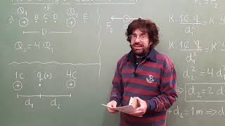 Electrostática (PROBLEMA carga en equilibrio) | Biofísica CBC | Física En Segundos (por Aníbal)