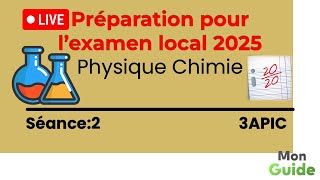 préparation pour l'examen local, (séance 2)📚, 3ème année collège 🧪⚡ Physique Chimie