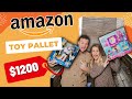 We Bought A Pallet Of Amazon Toys For $1200 - Unboxing Thousands In MYSTERY Items!