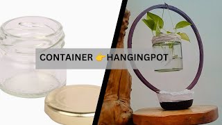 ഇനി പഴയ containers  ഒന്നും കളയല്ലേ 🍶 Diy container hanging pot