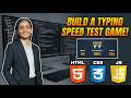 Typing Speed Test Frontend Project Made With HTML,CSS and JavaScript