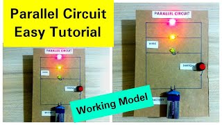 How to make a Parallel Circuit | Working model of Parallel Circuit | Parallel Circuit Project