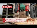 Hilti Nuron SF 6H-22 Cordless Hammer Drill Driver - Features and Benefits