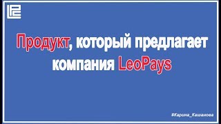 Продукт платформы LeoPays