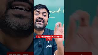 SSC Pharmacist Vacancies 2025 #amarsayaracademy