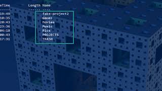 Course project setup - PowerShell console.