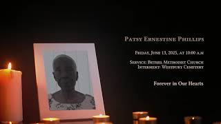 In Loving Memory of Patsy Philips - Obituary