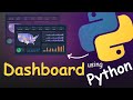 I CREATE DASHBOARD USING PYTHON & PYTHON DASHBOARD