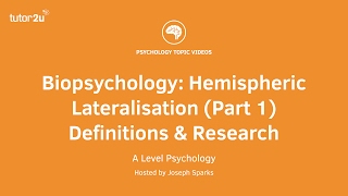 Revision Webinar: Biopsychology – Hemispheric Lateralisation (Part 1) Definitions & Research