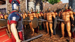 Can 30,000 SPARTANS kill GREEK GOD of War!? - Ultimate Epic Battle Simulator UEBS 2