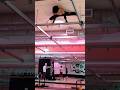 floating on ceiling with calisthenics #shorts