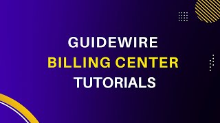 Guidewire Billing Center Tutorials | Guidewire Billing Center | Guidewire Billing Center Training