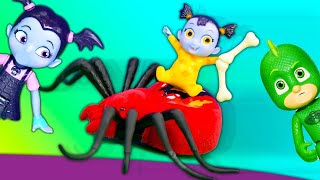 PJ Masks Gekko Help Vampirina Babysit Baby Vampire at Scare B n B