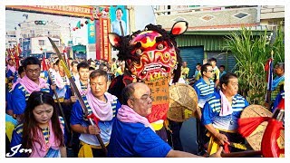 20191102 己亥年十月初六日台南仁德大宅聖天宮宋江陣接駕明直宮金獅陣現場嗨到最高點