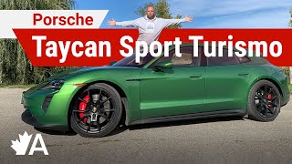2022 Porsche Taycan GTS Sport Turismo Review: A Performance Wagon That's Practical Too!