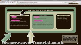 CSS3 Rounded Corners Web Design Tutorial - Dreamweaver