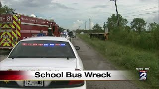 17 hurt in Crosby ISD school bus crash