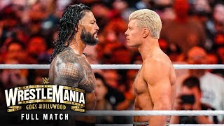 FULL MATCH - Roman Reigns vs. Cody Rhodes — WWE Universal Championship Match: WrestleMania 39 Sunday