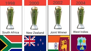 ICC Champions Trophy winners List 1998 To 2017 Mini World cup winners List