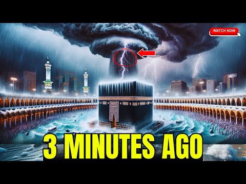 [ 3 MINUTES AGO ] Giant Hailstorm Kaaba Is Destroyed The Holy City Is Sinking
