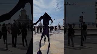 Weird Thing walking around in Lisbon #lisbon #lisboa #portugal #creature #shorts #fyp #horror