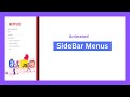 Animated Sidebar Menu Using HTML CSS and JavaScript