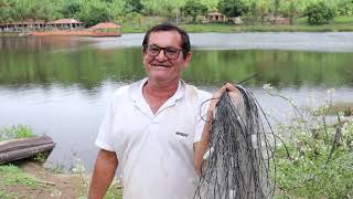 PESCANDO DE CANOA NA LAGOA COM MINHA LINDA ESPOSA