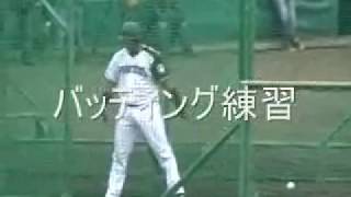 ２００９年２月１８日中田翔選手のバッティング練習