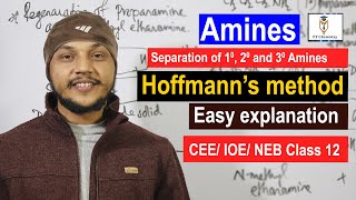 Separation of 1°, 2° and 3° Amines || Amines  || Hoffmann’s method || PT Chemistry | Prakash Tiwari