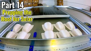 Prepping the Roof of our Cargo Trailer for the Solar Rack