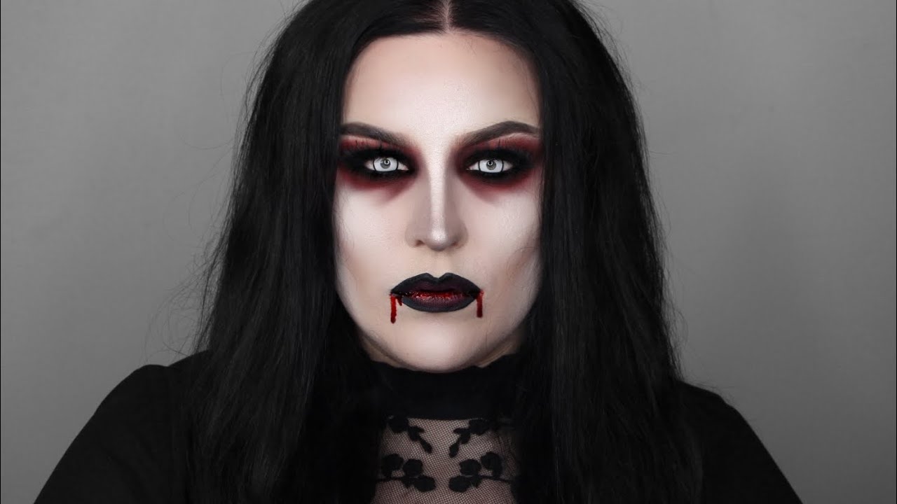 Vampire Easy Halloween Makeup Tutorial Youtube