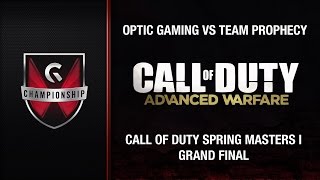 OpTic Gaming vs Team Prophecy - GC's 2015 Call of Duty Spring Masters I (Grand Final)