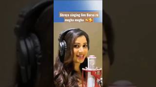 Shreya Ghoshal singing BARSO RE MEGHA MEGHA #shorts